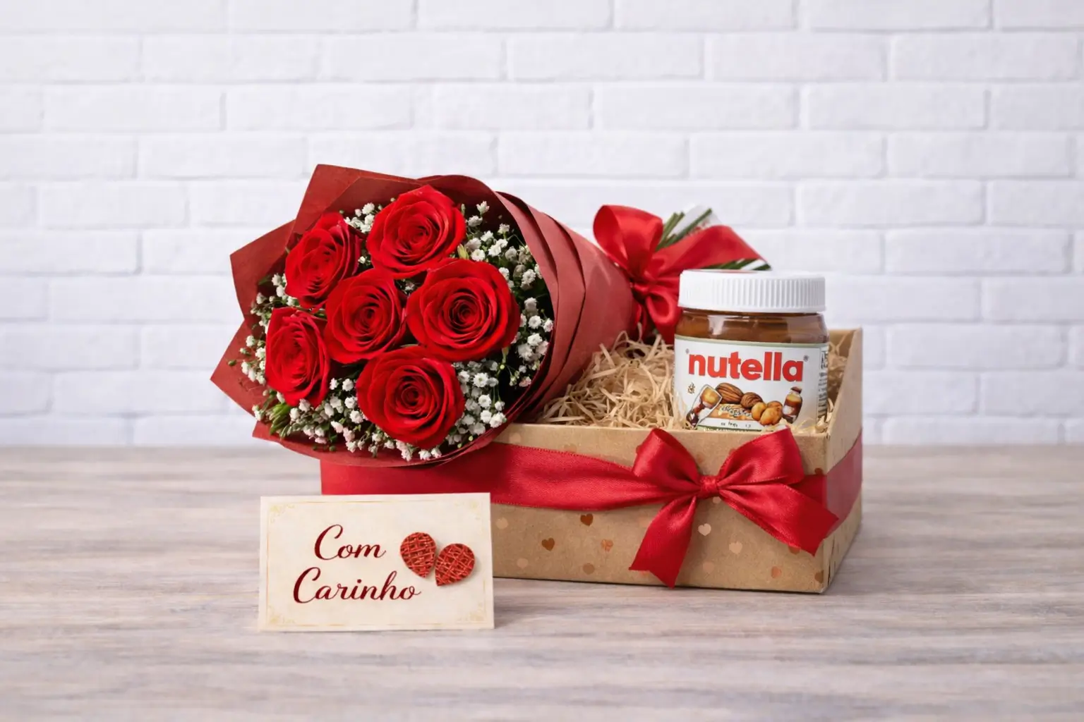 Rosas com Nutella Especial
